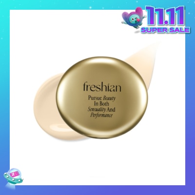 FRESHIAN Egg-Like Vegan Cover Cushion SPF50 PA++ 201 Light Beige 12g (Expiry: Aug`2026)