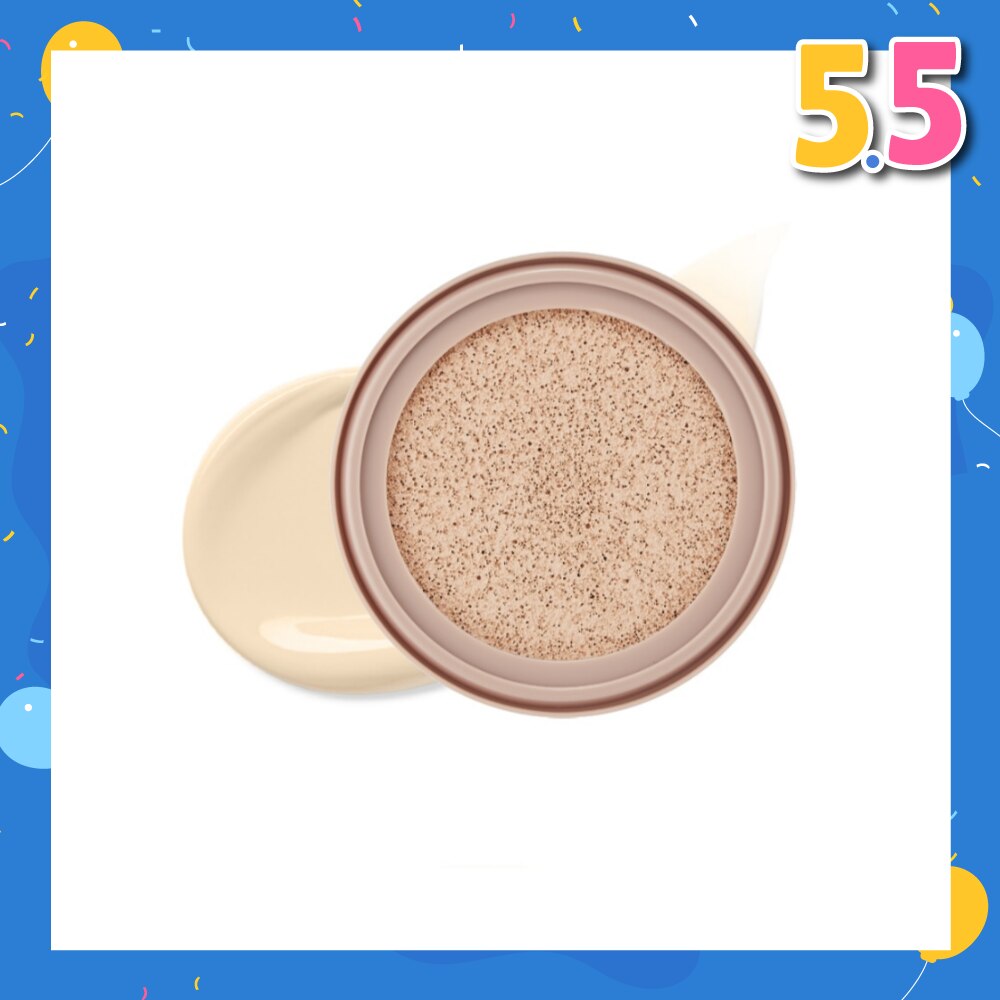 Egg-Like Vegan Glow Cushion SPF35 PA++ 201 Light Beige (Refill) 12g