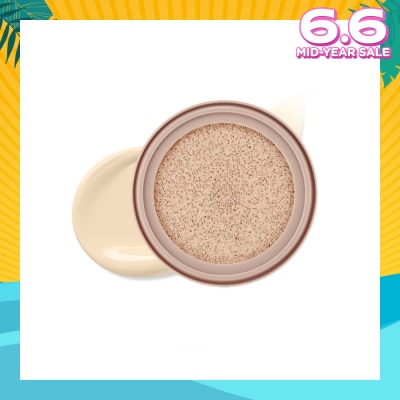 FRESHIAN Egg-Like Vegan Glow Cushion SPF35 PA++ 201 Light Beige (Refill) 12g