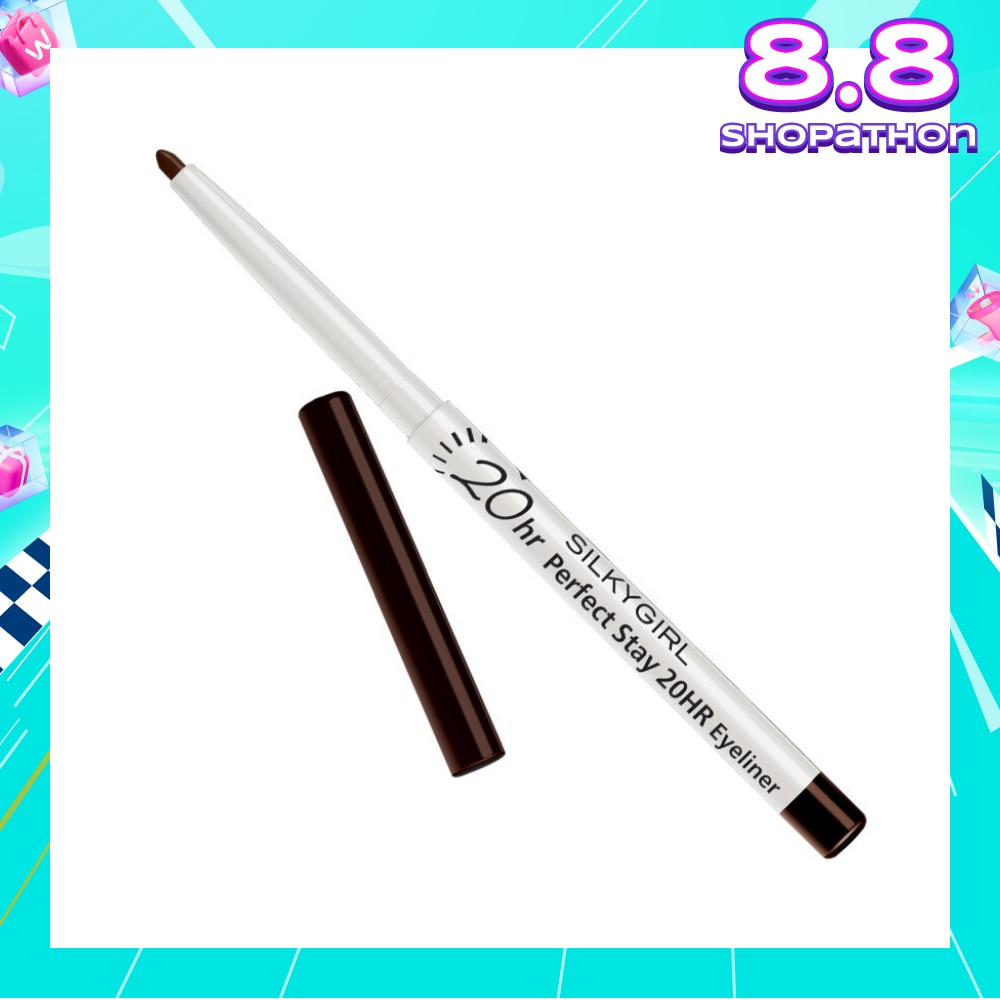 SILKYGIRL Perfect Stay 20HR Eyeliner 02 Darkest Brown