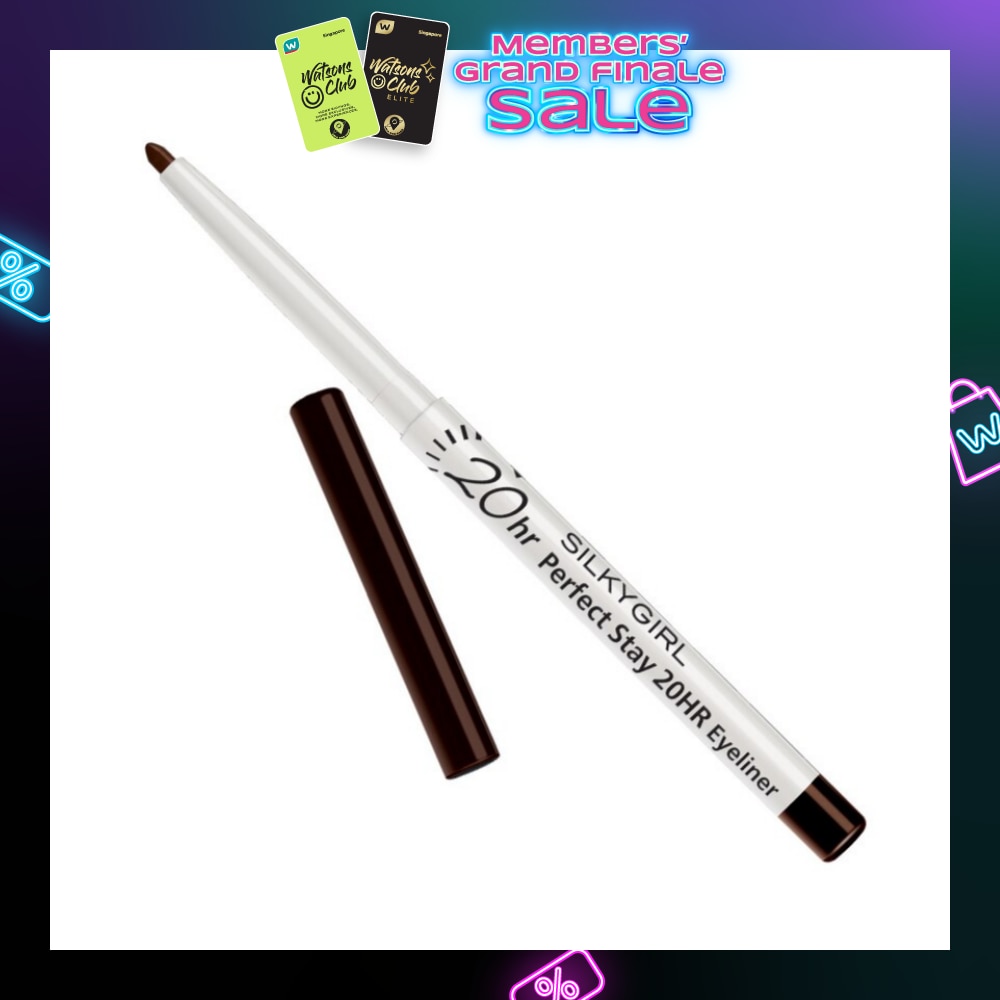 SILKYGIRL Perfect Stay 20HR Eyeliner 02 Darkest Brown