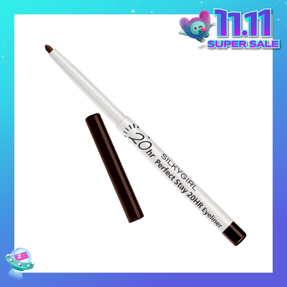 SILKYGIRL Perfect Stay 20HR Eyeliner 02 Darkest Brown