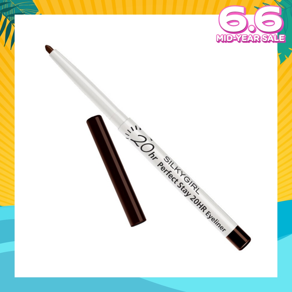 SILKYGIRL Perfect Stay 20HR Eyeliner 02 Darkest Brown