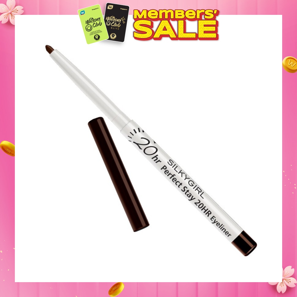 SILKYGIRL Perfect Stay 20HR Eyeliner 02 Darkest Brown