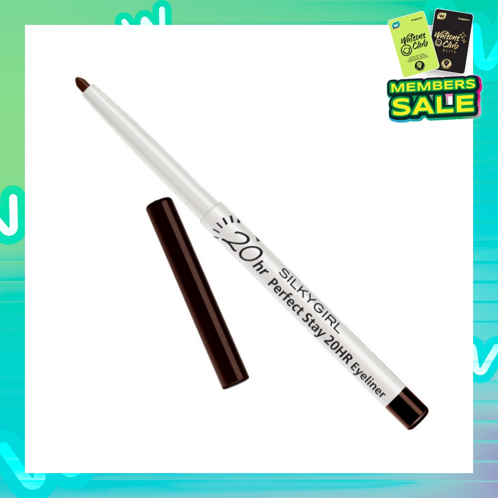SILKYGIRL Perfect Stay 20HR Eyeliner 02 Darkest Brown
