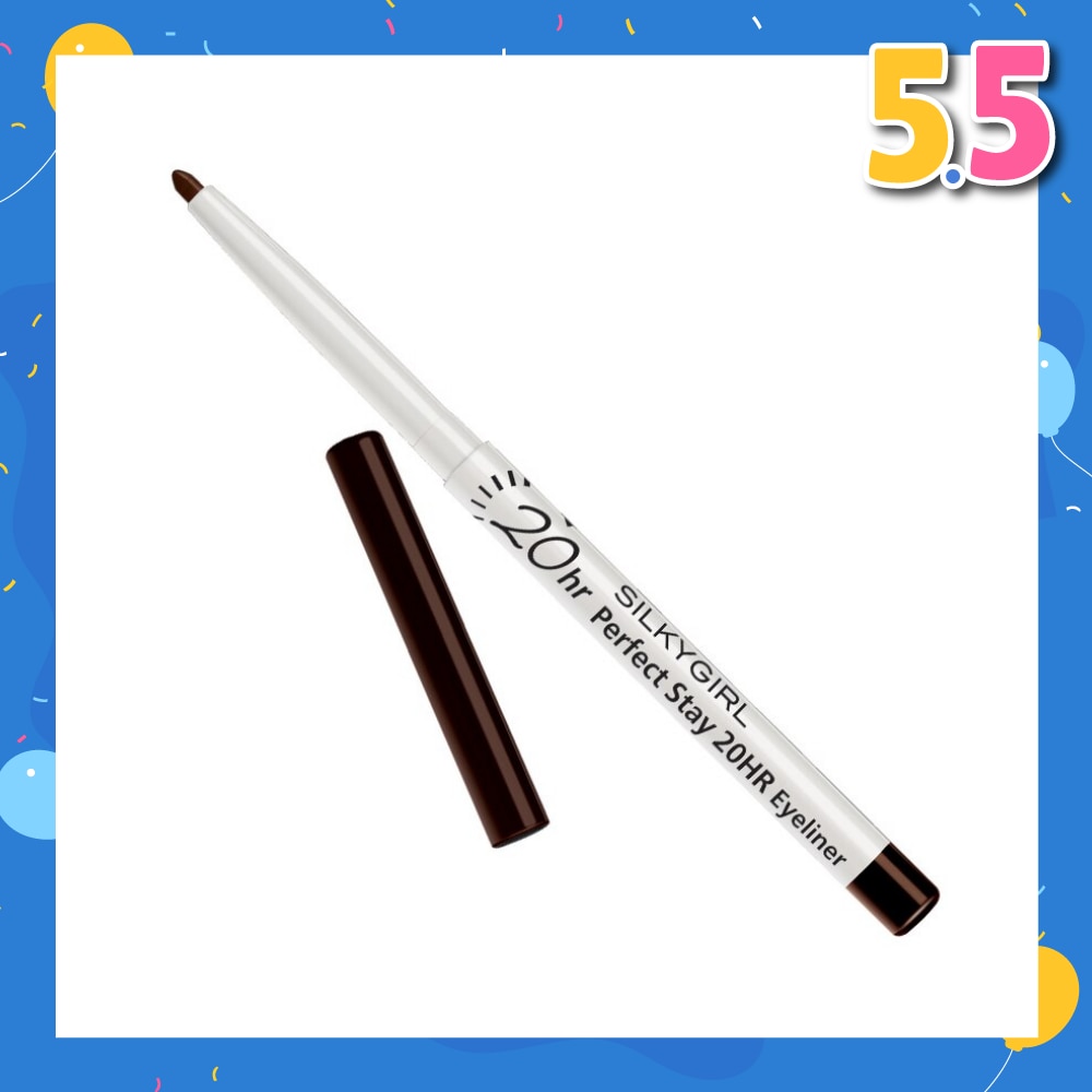 SILKYGIRL Perfect Stay 20HR Eyeliner 02 Darkest Brown