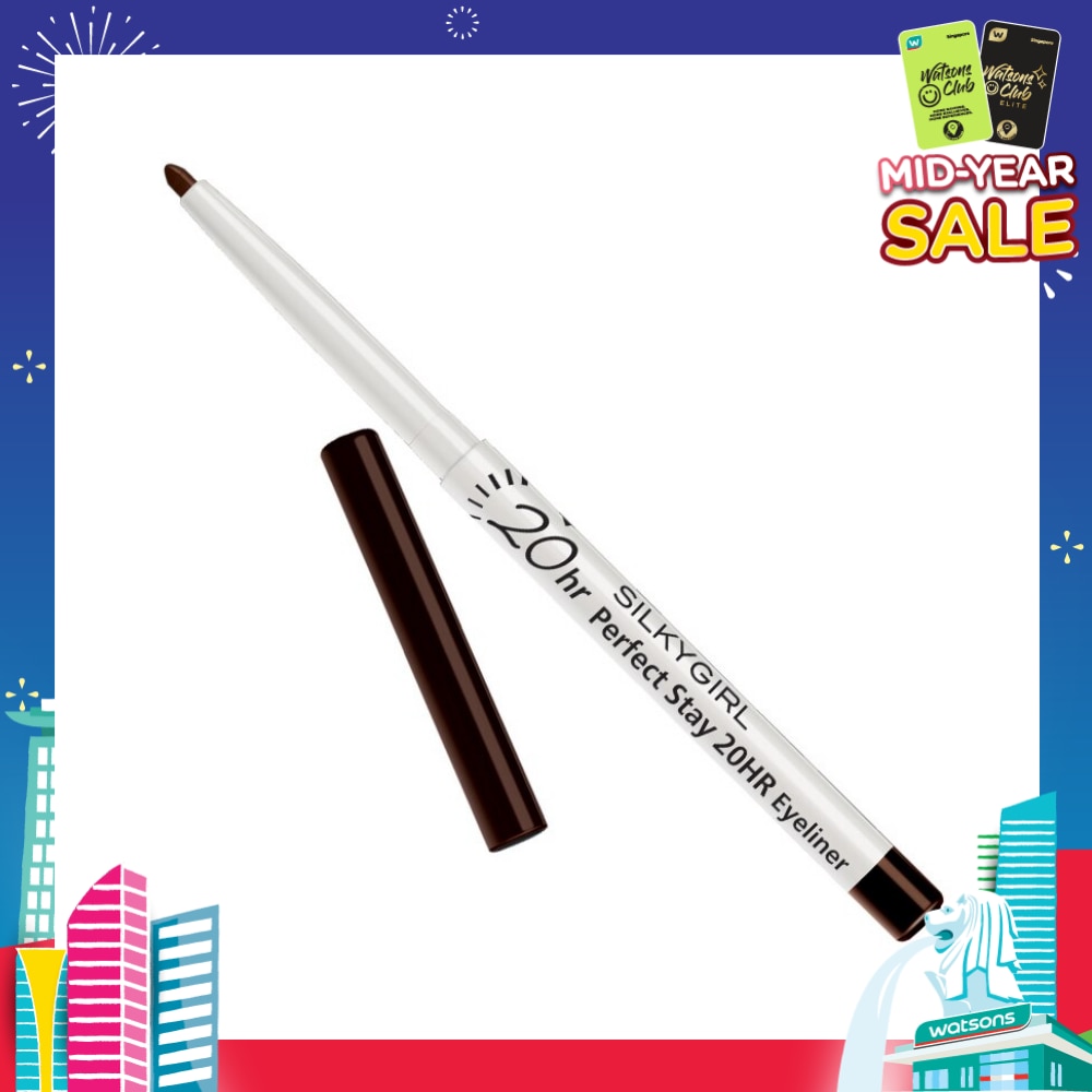 SILKYGIRL Perfect Stay 20HR Eyeliner 02 Darkest Brown