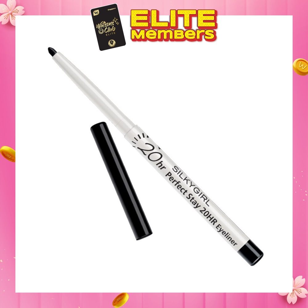 SILKYGIRL [CNY] Perfect Stay 20HR Eyeliner 01 Blackest Black