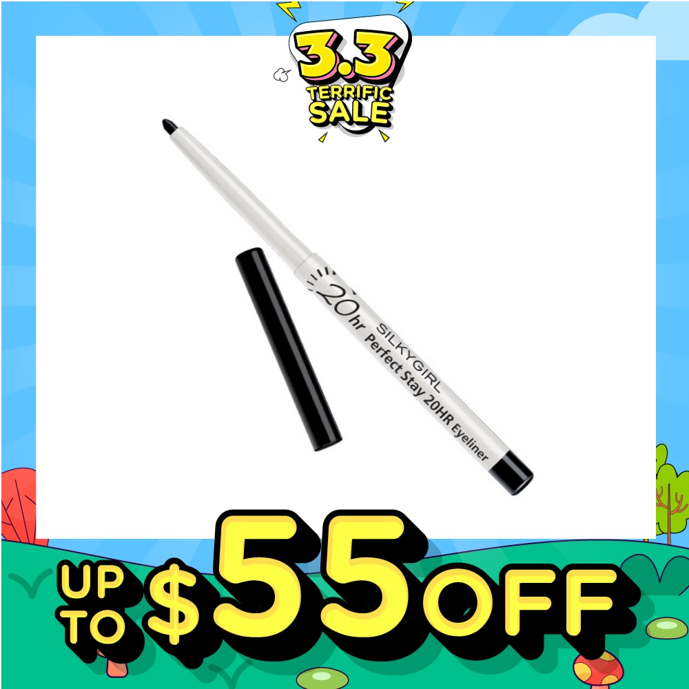 SILKYGIRL [CNY] Perfect Stay 20HR Eyeliner 01 Blackest Black