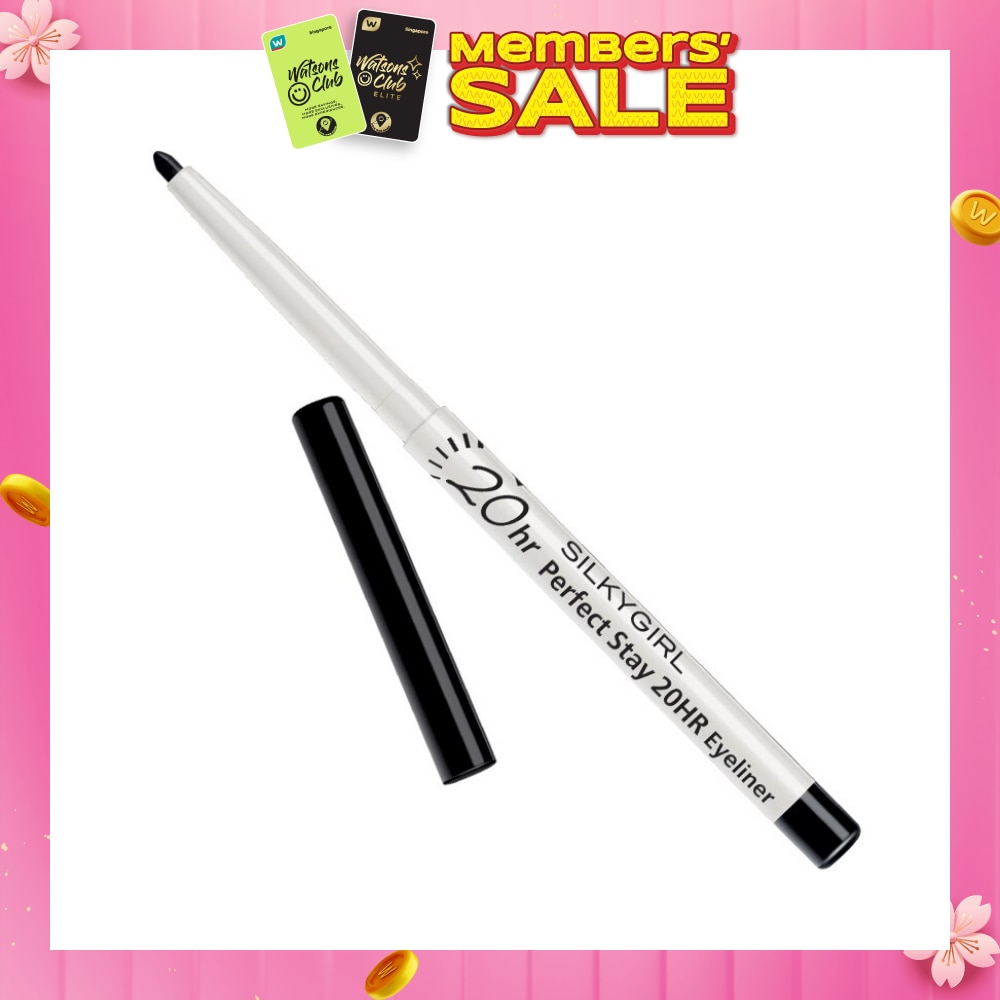 SILKYGIRL [CNY] Perfect Stay 20HR Eyeliner 01 Blackest Black