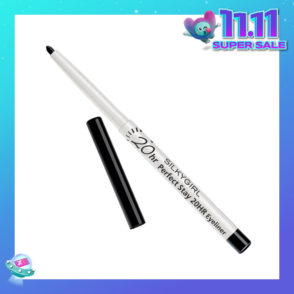 SILKYGIRL Perfect Stay 20HR Eyeliner 01 Blackest Black