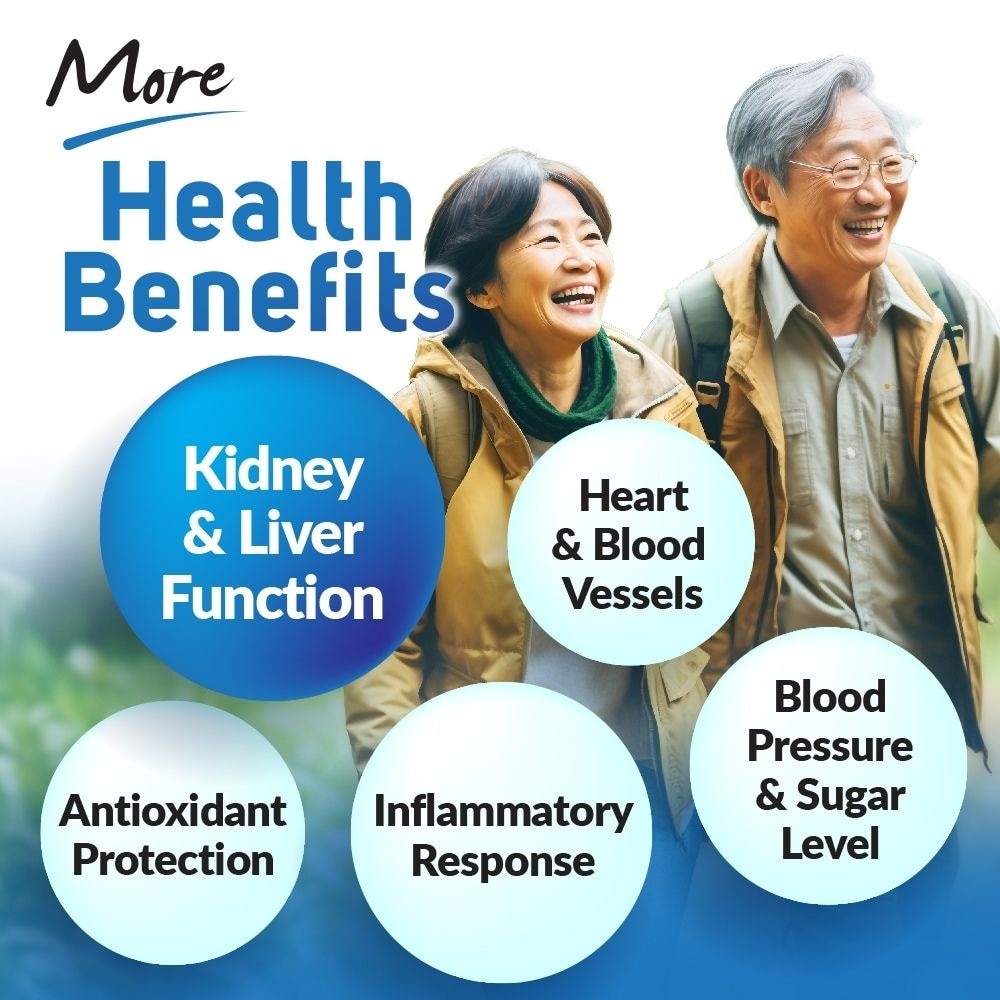 URICRestore Luteolin & Quercetin Veggie Capsule (Healthy Uric Acid Level and Gout Joint Kidney Support) 60s
