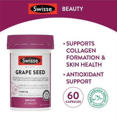 SWISSE Ultiboost Grapeseed With Vitamin C 60's