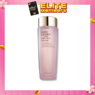 ESTEE LAUDER Soft Clean Infusion Hydrating Treatment Lotion 400ml (Expiry: Apr`2026)