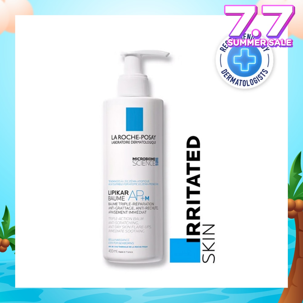Lipikar Baume AP+M (Anti-Scratching Body Moisturiser with Niacinamide for Eczema-Prone Skin & Babies) 400ml