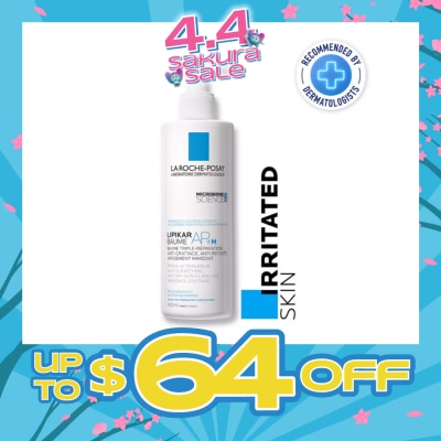 LA ROCHE-POSAY - Lipikar Baume AP+M (Anti-Scratching Body Moisturiser with Niacinamide for Eczema-Prone Skin & Babies) 400ml