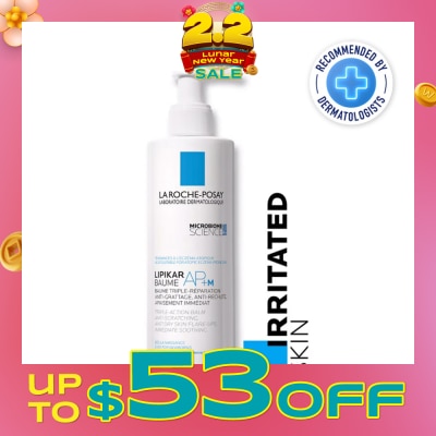 LA ROCHE-POSAY Lipikar Baume AP+M (Anti-Scratching Body Moisturiser with Niacinamide for Eczema-Prone Skin & Babies) 400ml