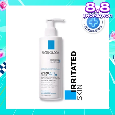 LA ROCHE-POSAY Lipikar Baume AP+M (Anti-Scratching Body Moisturiser with Niacinamide for Eczema-Prone Skin & Babies) 400ml