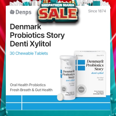 DENPS - Denmark Probiotics Story Denti Xylitol For Oral Health Chewable Tablet 30s