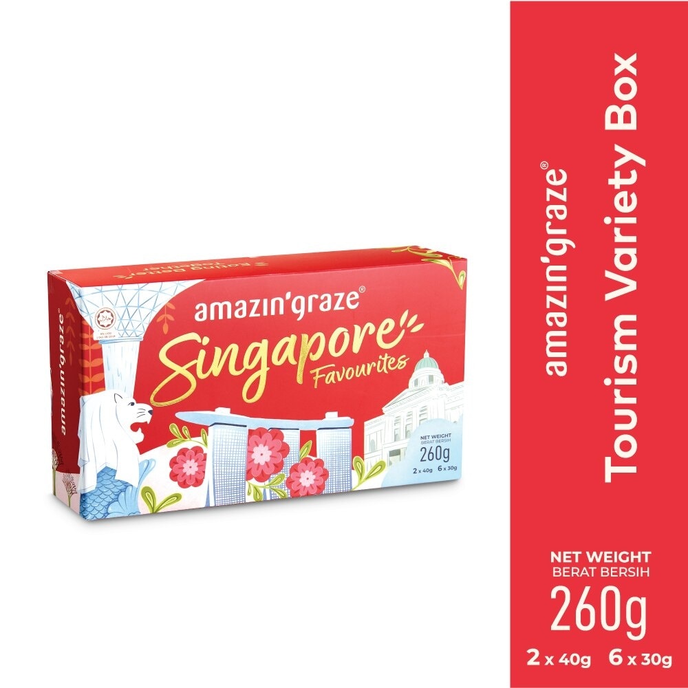 [XMAS GIFT] Singapore's Favourite Tourism Variety Packset consist Coconut Curry 2s + Pandan Coconut 2s + Coconut Kaya 2s + Sweet Chilli 2s