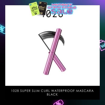 1028 Super Slim Curl Waterproof Mascara (Black) 1s