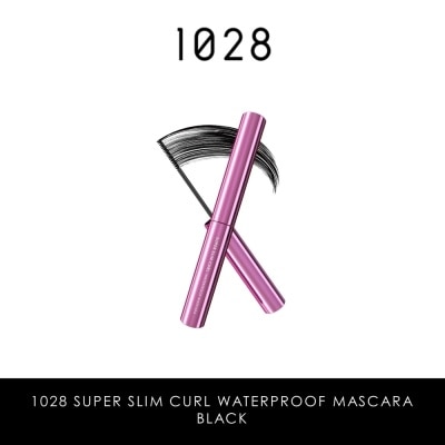 1028 Super Slim Curl Waterproof Mascara (Black) 1s