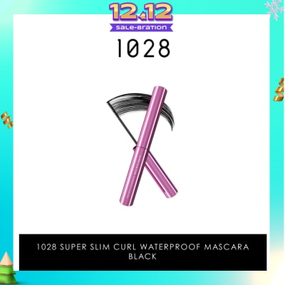 1028 Super Slim Curl Waterproof Mascara (Black) 1s