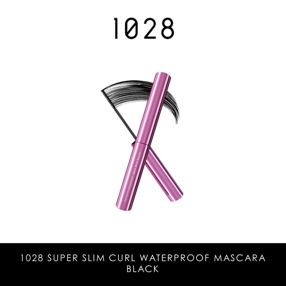 Super Slim Curl Waterproof Mascara (Black) 1s