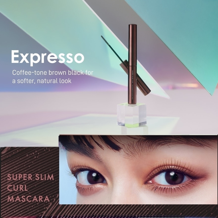 Super Slim Curl Waterproof Mascara (Expresso) 1s