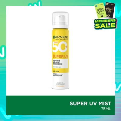 GARNIER Super UV Invisible Air-Mist Sunscreen SPF50+ PA++++ 75ml