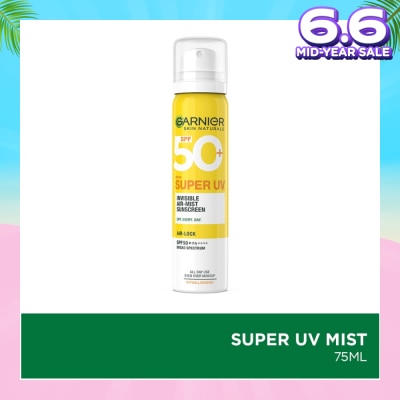 GARNIER Super UV Invisible Air-Mist Sunscreen SPF50+ PA++++ 75ml