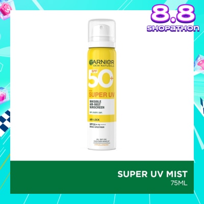 GARNIER Super UV Invisible Air-Mist Sunscreen SPF50+ PA++++ 75ml