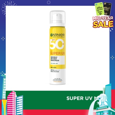 GARNIER Super UV Invisible Air-Mist Sunscreen SPF50+ PA++++ 75ml