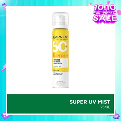 GARNIER Super UV Invisible Air-Mist Sunscreen SPF50+ PA++++ 75ml