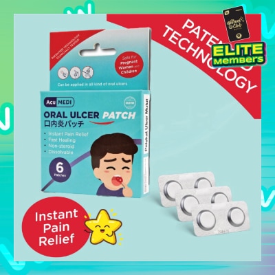 ACUMEDI Oral Ulcer Patch (Safe For Pregnant Women & Children) 6s
