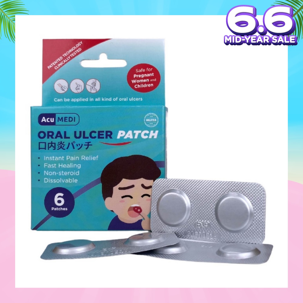 Oral Ulcer Patch (Safe For Pregnant Women & Children) 6s