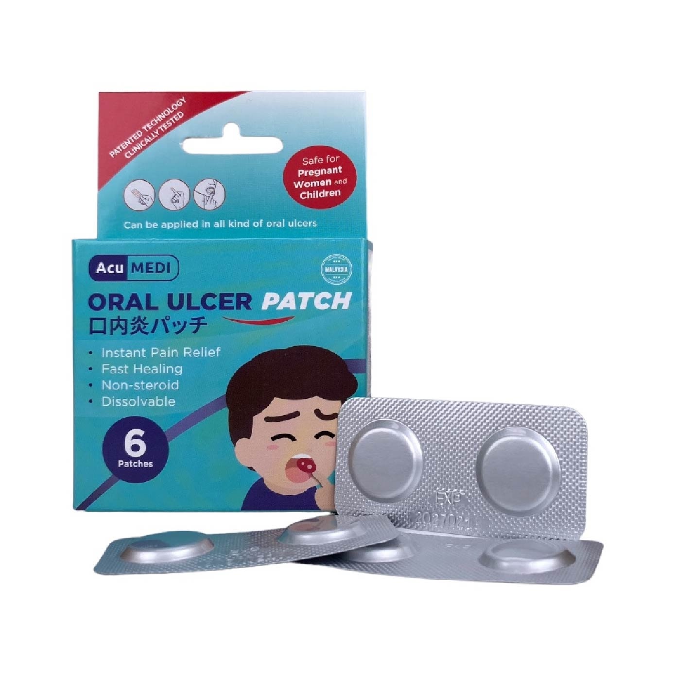Oral Ulcer Patch (Safe For Pregnant Women & Children) 6s