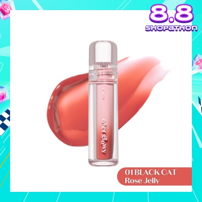 ETUDE Over Glowy Tint 01 Black Cat Rose Jelly 1s