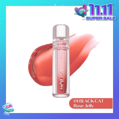 ETUDE Over Glowy Tint 01 Black Cat Rose Jelly 1s