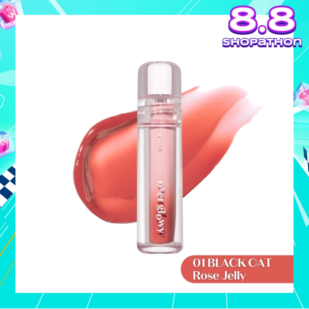 Over Glowy Tint 01 Black Cat Rose Jelly 1s