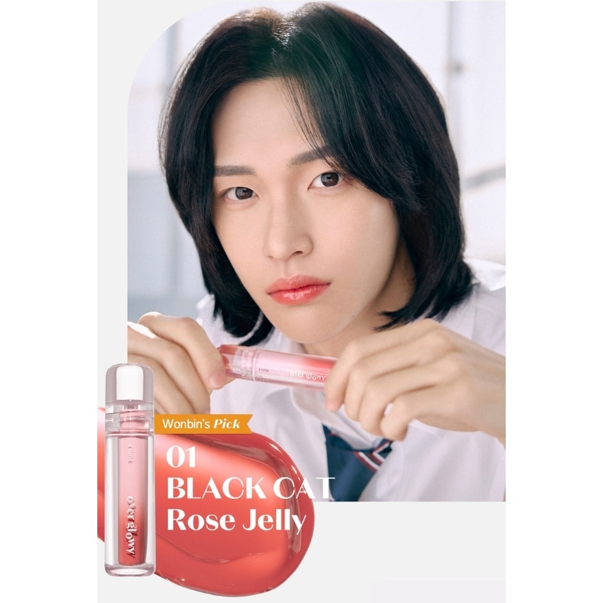Over Glowy Tint 01 Black Cat Rose Jelly 1s