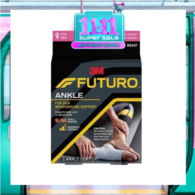 FUTURO™ For Her Slim Silhouette Ankle Support Size S M 1s image