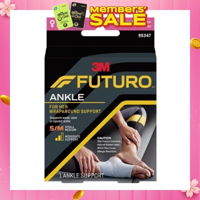 FUTURO™ For Her Slim Silhouette Ankle Support Size S-M 1s