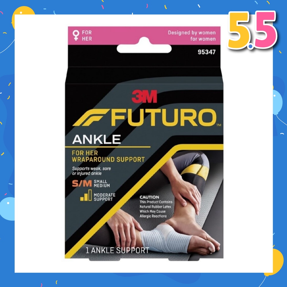 For Her Slim Silhouette Ankle Support Size S-M 1s