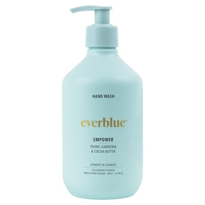 EVERBLUE Empower Natural Soap Free Hand Wash (Peony, Gardenia & Cocoa Butter) 400ml