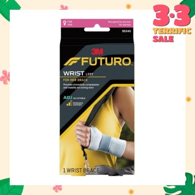 FUTURO™ For Her Slim Silhouette Wrist Support Adjustable (Left Hand) 1s