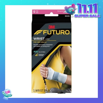 FUTURO™ For Her Slim Silhouette Wrist Support Adjustable (Left Hand) 1s