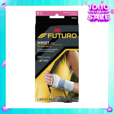 FUTURO™ For Her Slim Silhouette Wrist Support Adjustable (Left Hand) 1s