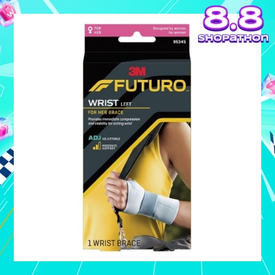 FUTURO™ For Her Slim Silhouette Wrist Support Adjustable (Left Hand) 1s