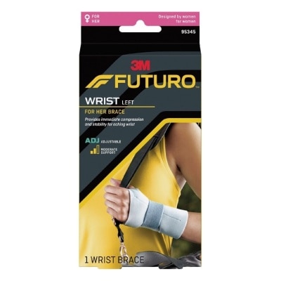 FUTURO™ For Her Slim Silhouette Wrist Support Adjustable (Left Hand) 1s